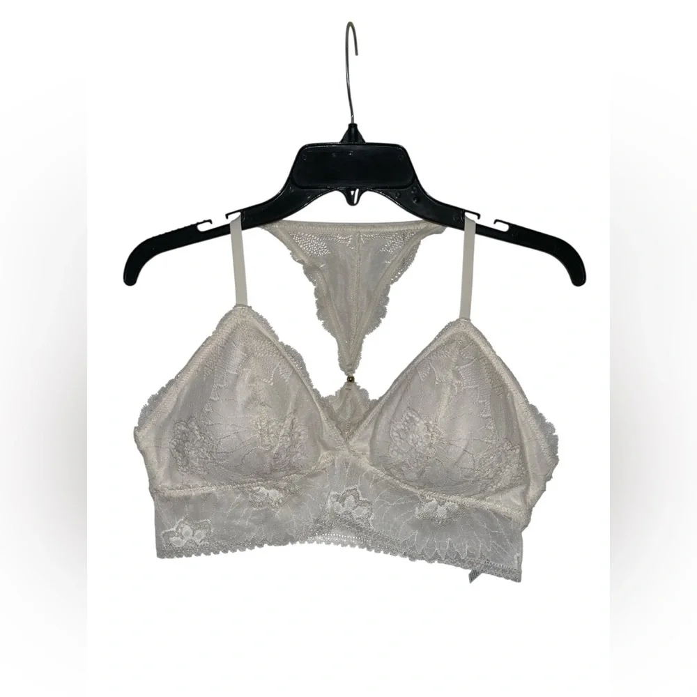 Aerie Racerback Lace Bralette with Padding Size L
